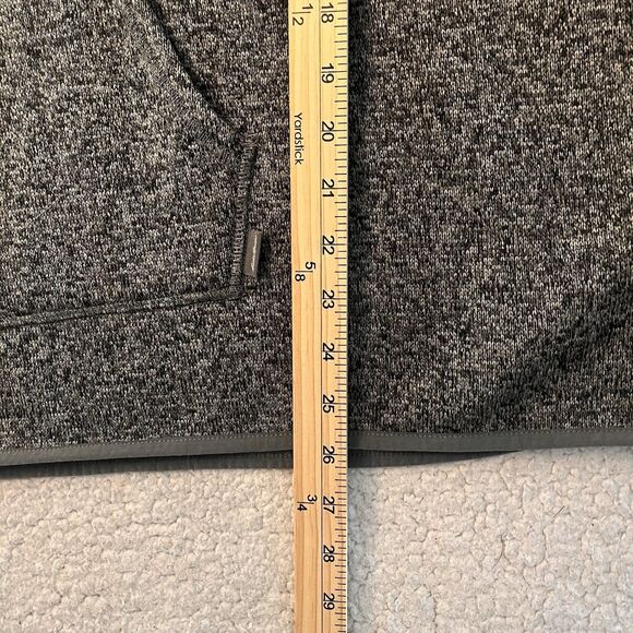 Eddie Bauer Poncho Womens M/L Gray Hood Boho Classic Outdoor Academia Gorpcore - Picture 12 of 13